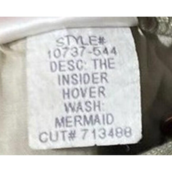 Mother Superior Size 30  Insider Hover Mid Rise Bootcut  Jeans Mermaid Wash $248 - Picture 14 of 16